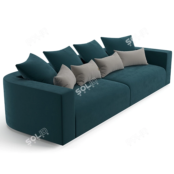 Luxurious Fendi Casa Memoire Sofa 3D model image 3