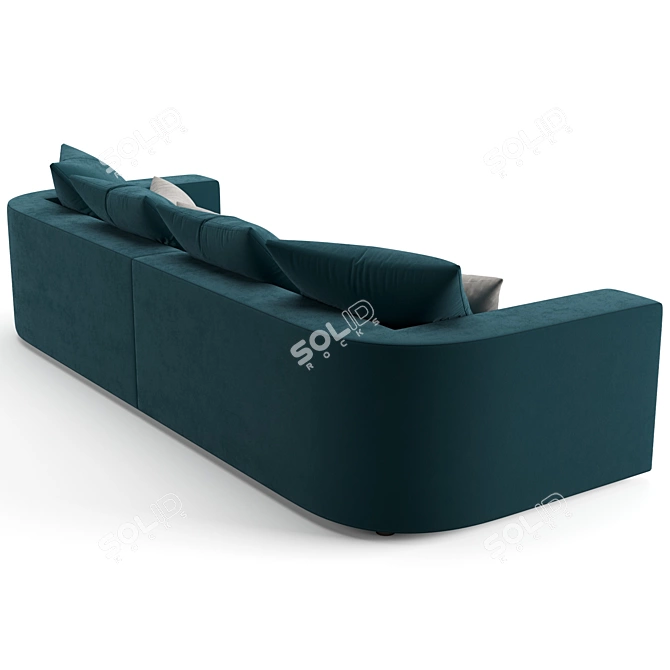 Luxurious Fendi Casa Memoire Sofa 3D model image 5