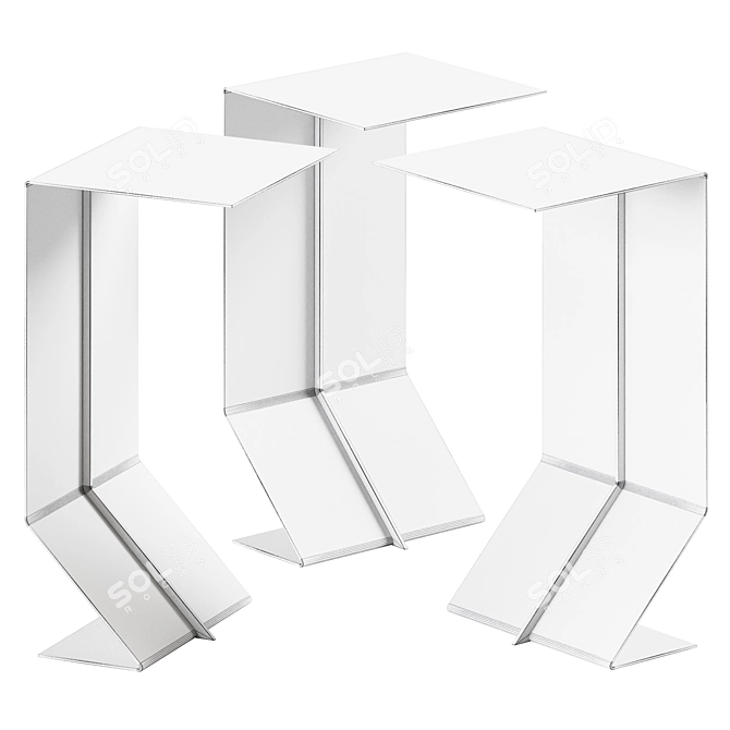 Sleek and Stylish Mark Coffee Table 3D model image 2