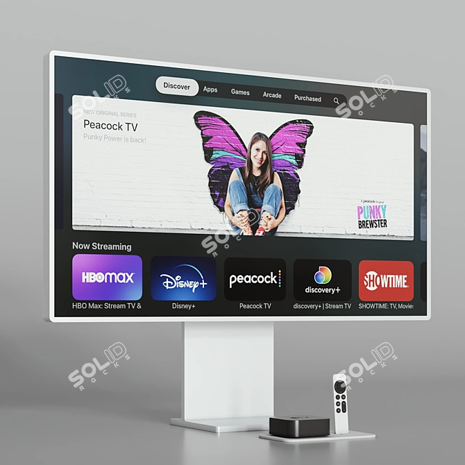 Ultimate Apple TV Pro Display 3D model image 1