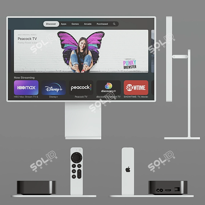 Ultimate Apple TV Pro Display 3D model image 6