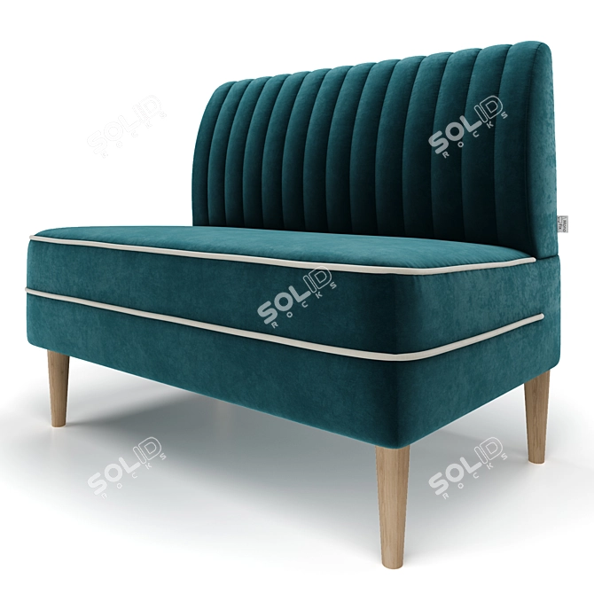Classic Office Sofa AMMA 3D model image 2