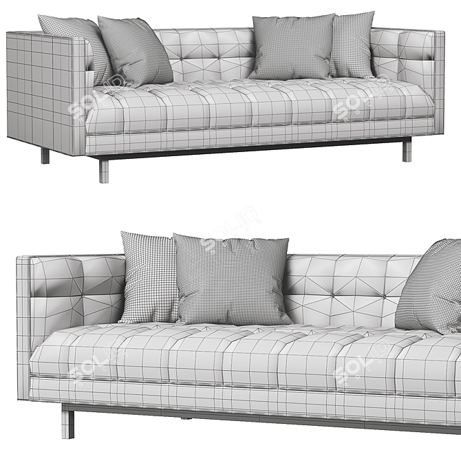  Madison Sofa: Elegant and Functional Furniture 3D model image 5