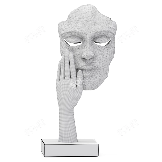 Modern People Sculpture Set: Elegant Decor for Your Space 3D model image 6