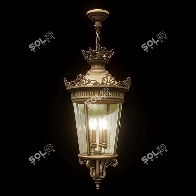 Columbia Wallmount Hanging Light 3D model image 4