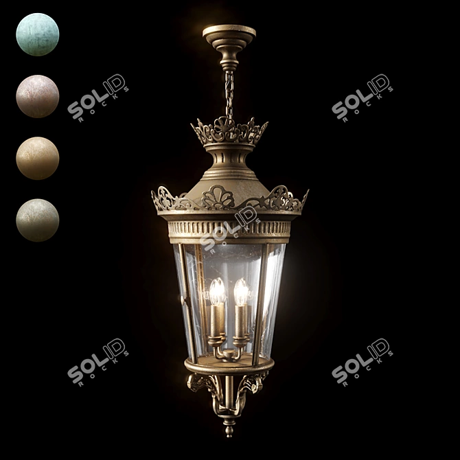 Columbia Wallmount Hanging Light 3D model image 9