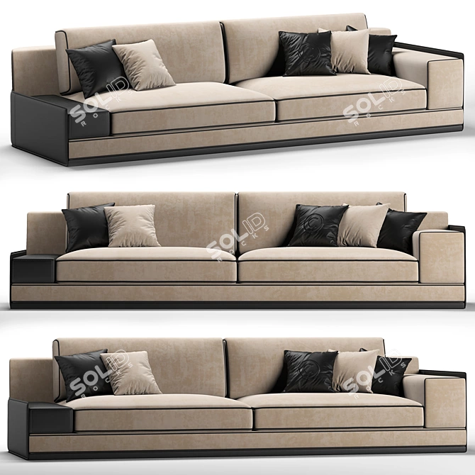 Starry Night Sofa 3D model image 1