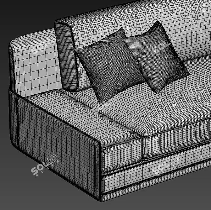 Starry Night Sofa 3D model image 4