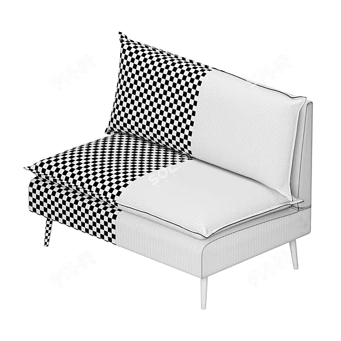Nodis Happy Sofa - Comfort Meets Style 3D model image 5