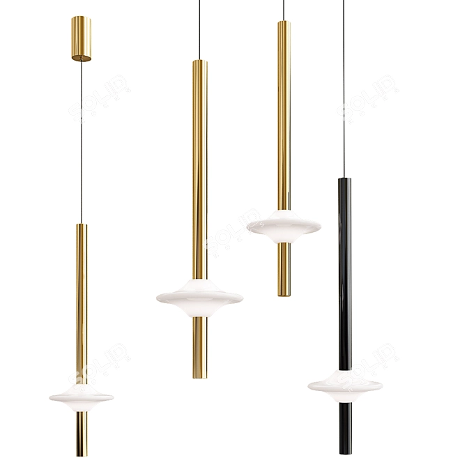 Sleek Cursa Lamp: Modern Design 3D model image 1