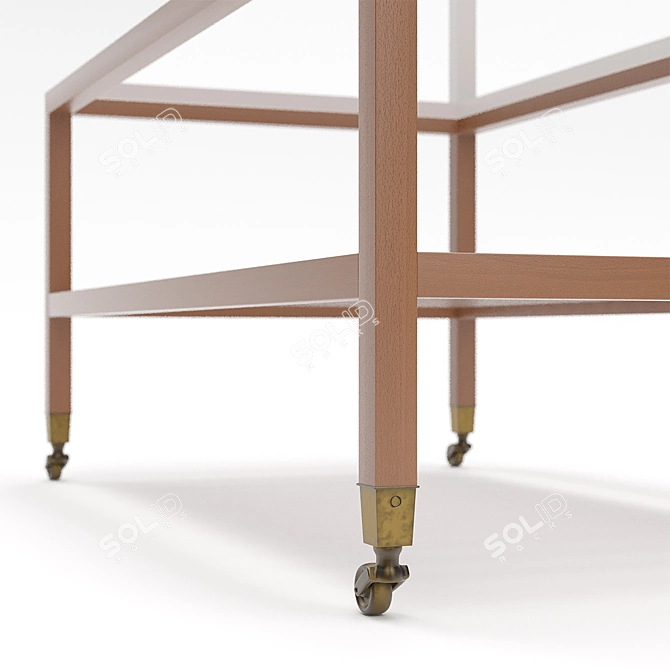 Sophisticated Linwood & Ashton Tables by Vaughan 3D model image 4