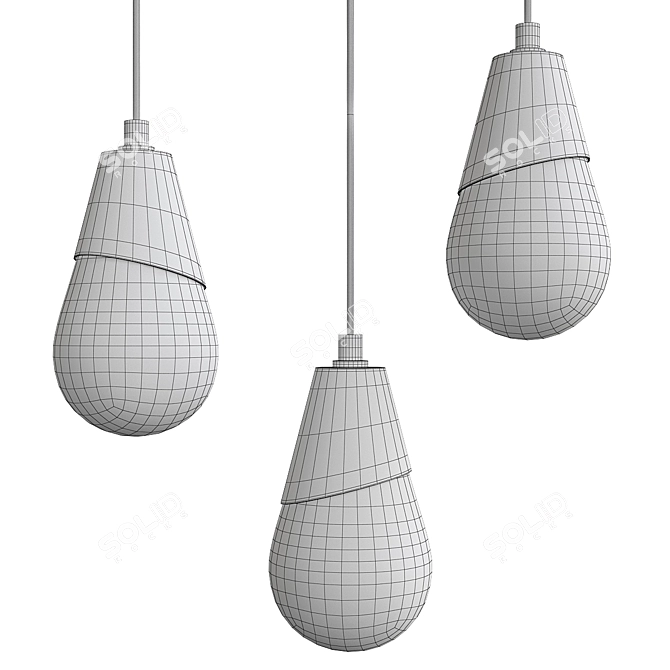 Cora Pendant Light: Timeless Elegance 3D model image 2