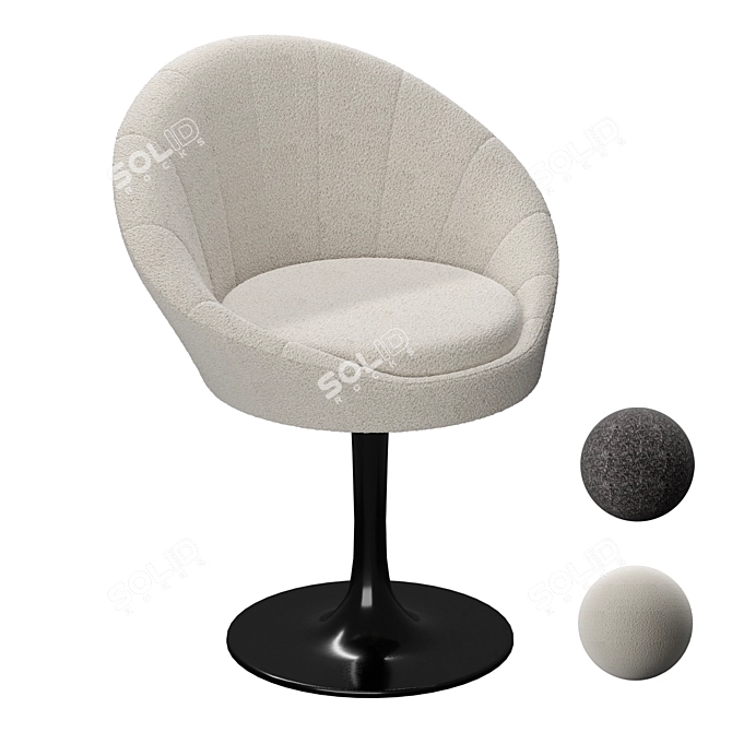 Elegant O'Neill Dining Chair: Stylish Design & Premium Comfort 3D model image 1