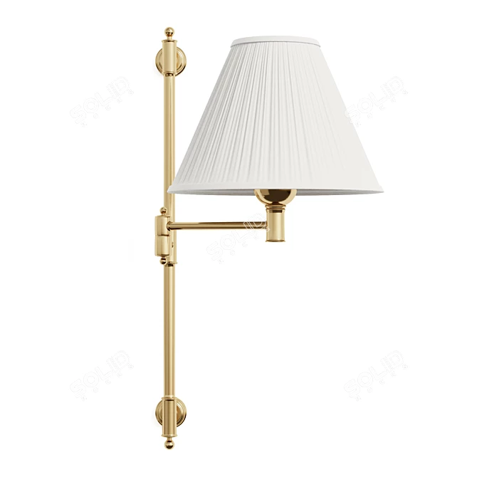 Timeless Elegance Sconce 3D model image 2