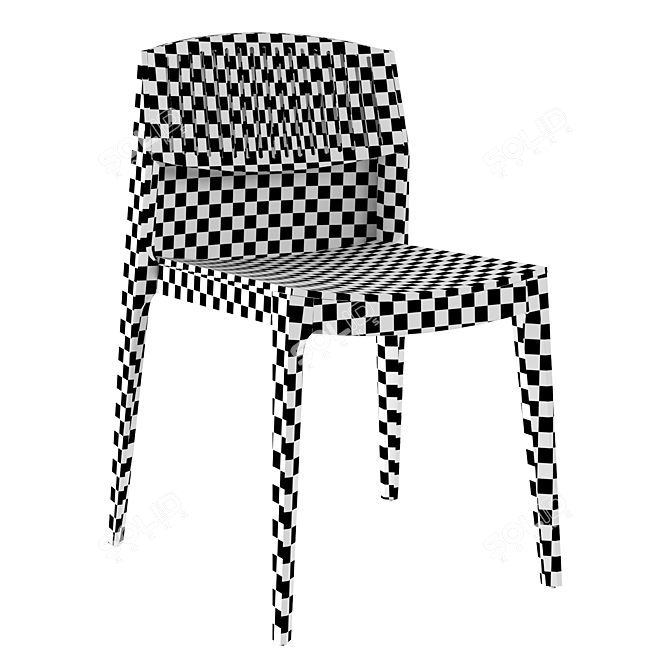 Elegant ISA 140L Chair: Martínez Design 3D model image 4