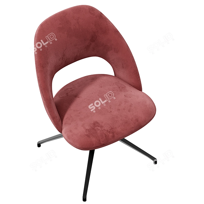 Roma Furman Armchair: Modern Elegance in Compact Design 3D model image 5