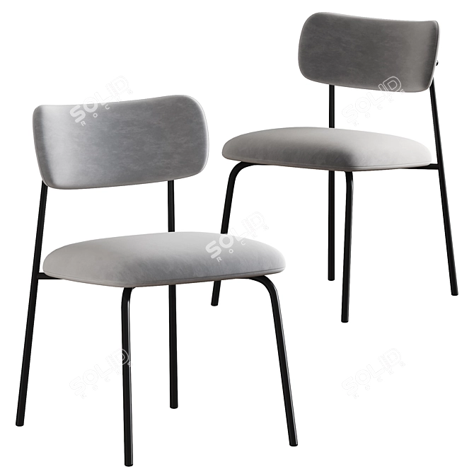 Modern Artifort Aloa Chair 3D model image 2