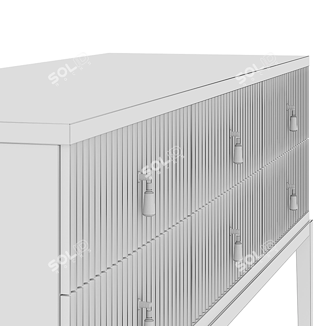 Elegant Nebraska Dresser 3D model image 3