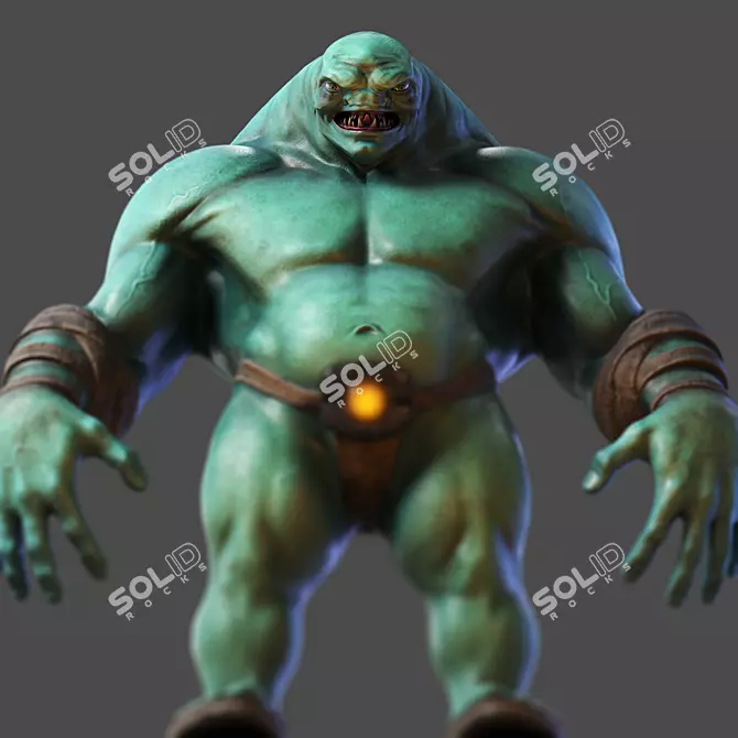 2013 Monster: Low-Poly 3D Model 3D model image 3