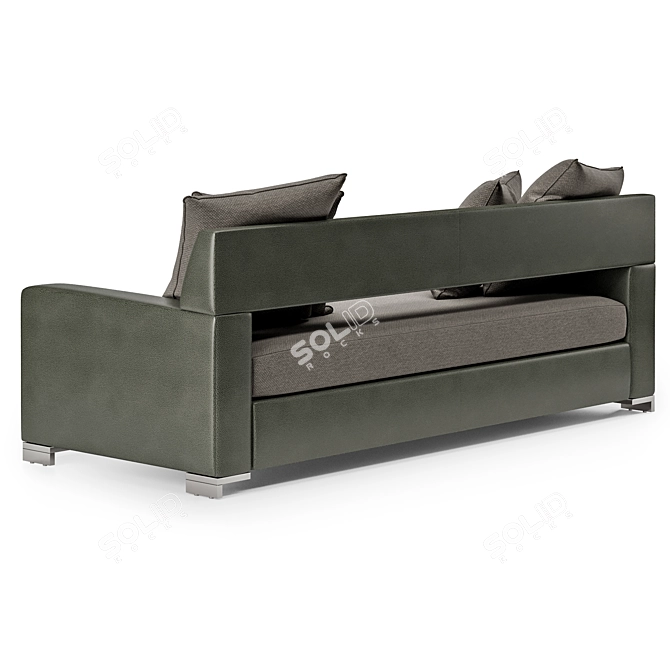 Sleek Philippe Hurel Elton II Sofa 3D model image 2