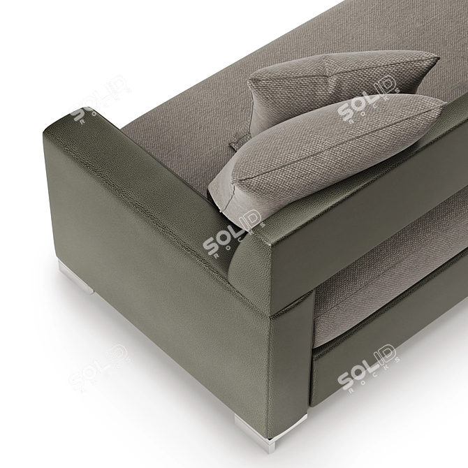 Sleek Philippe Hurel Elton II Sofa 3D model image 4