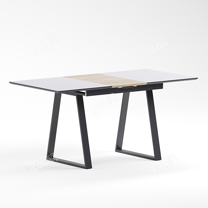 Modern Detroit Dining Table 3D model image 2