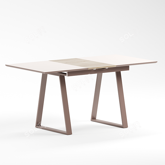 Modern Detroit Dining Table 3D model image 4