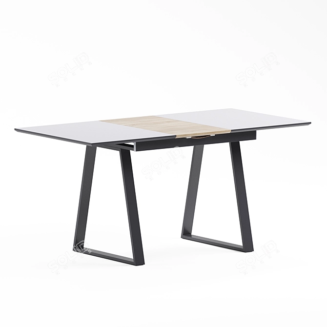 Modern Detroit Dining Table 3D model image 7