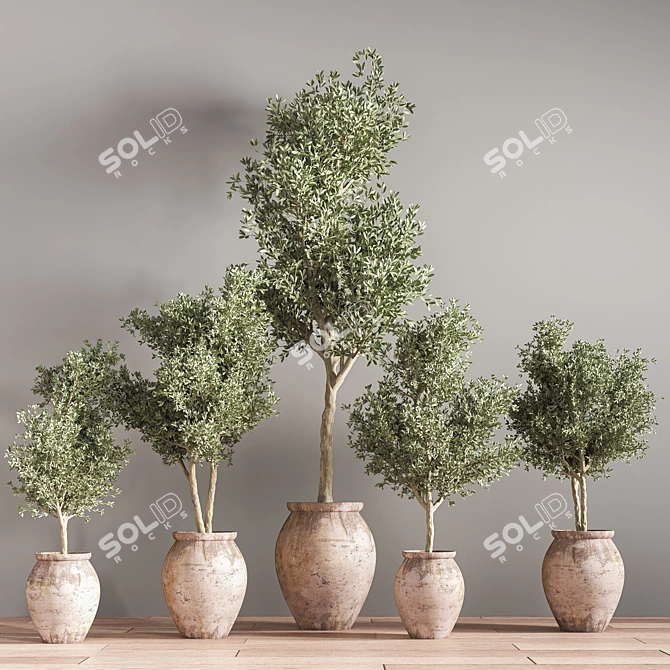 Indoor Greenery Display Stand 3D model image 2