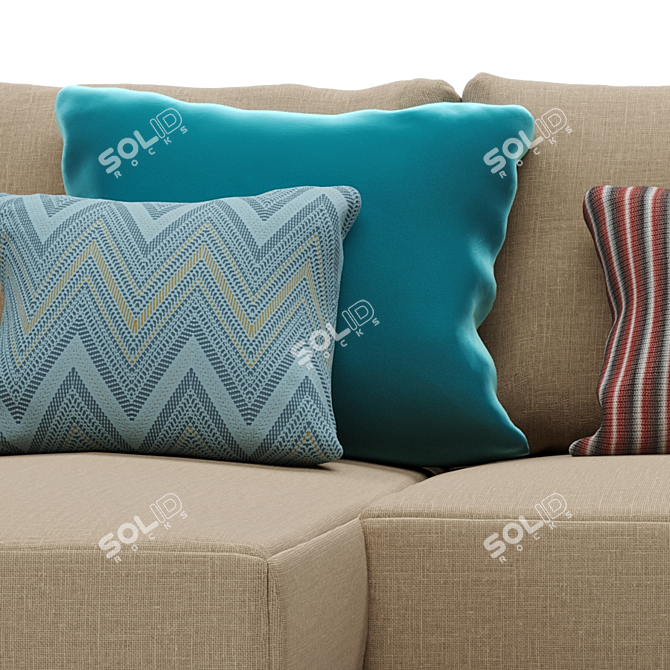 IKEA FRIHETEN Corner Sofa - Versatile & Stylish 3D model image 3