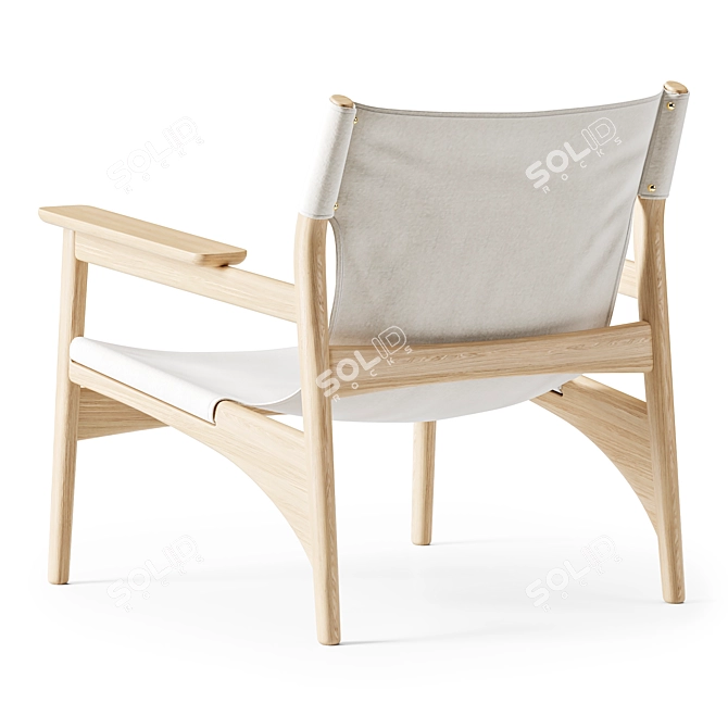 Norm Architects Kinuta N LC02: Modern and Stylish Chair 3D model image 4