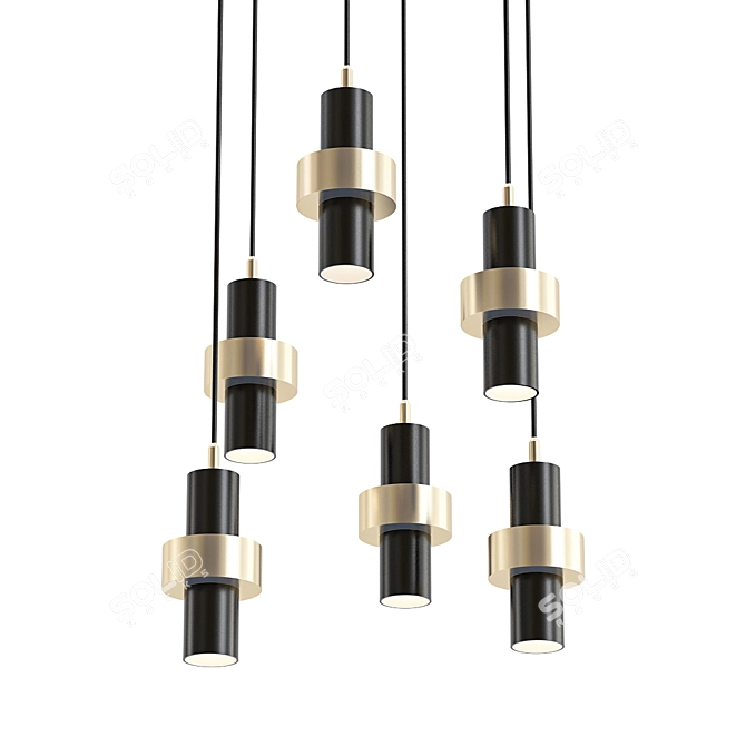 Elegant Umos Lighting Fixture 3D model image 1