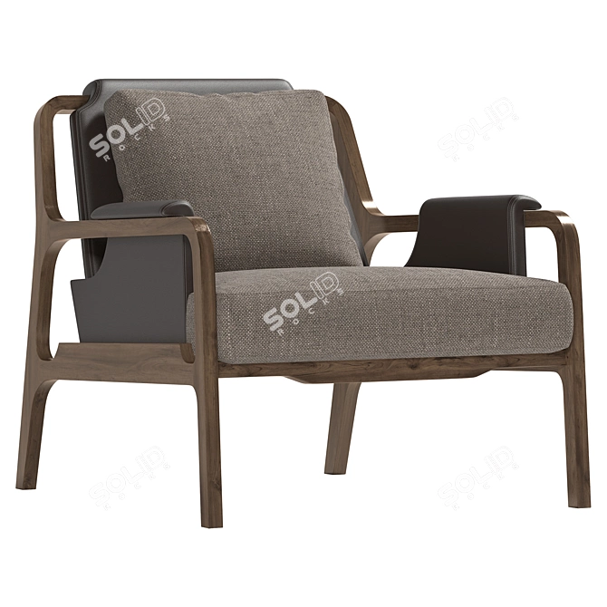 Fergus Upholstered Armchair - 2017 Edition 3D model image 1