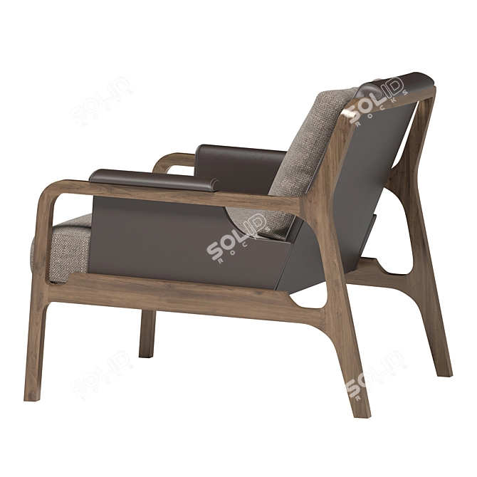 Fergus Upholstered Armchair - 2017 Edition 3D model image 4