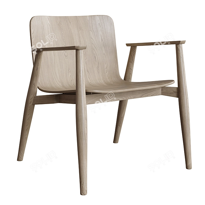 Modern Arimchair: Stylish Design, UV Mapped 3D model image 1