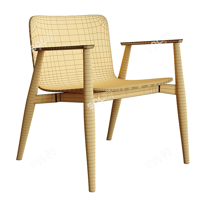 Modern Arimchair: Stylish Design, UV Mapped 3D model image 2