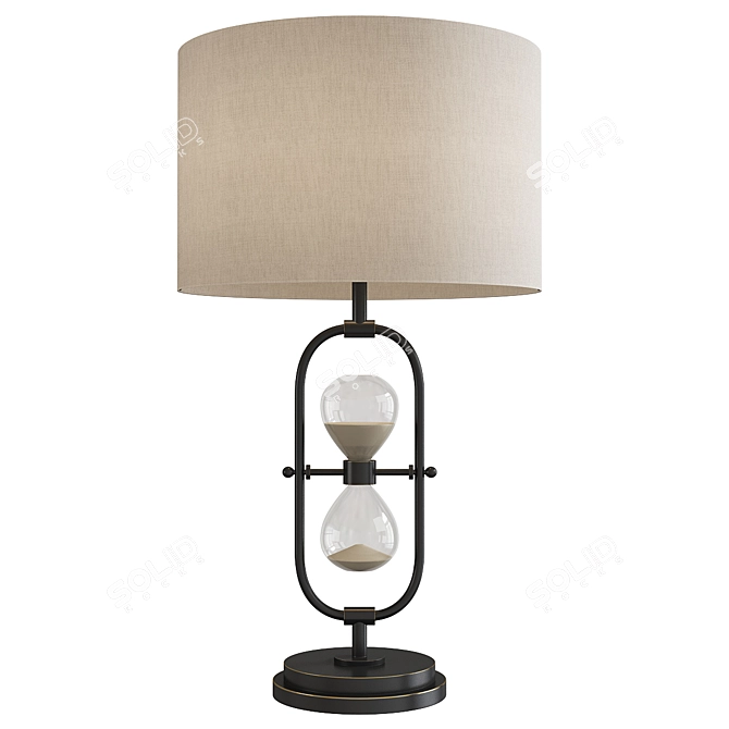 Elegant Currey & Co. Table Lamp 3D model image 1
