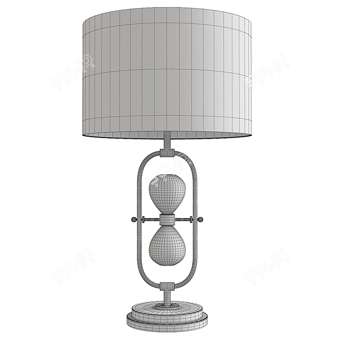 Elegant Currey & Co. Table Lamp 3D model image 2