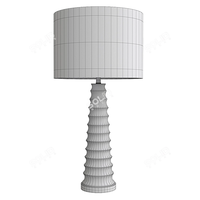 Elegant Currey Co. Kanikel Table Lamp 3D model image 2