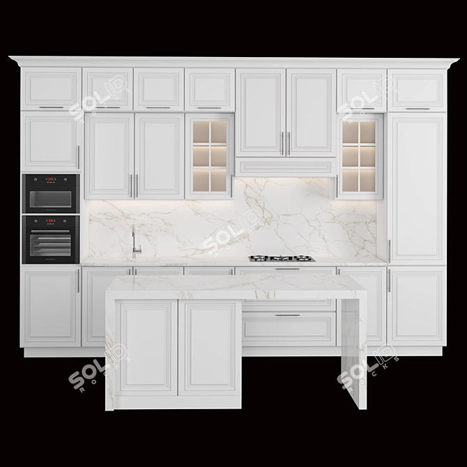 Timeless Kitchen Beauty 3D model image 1