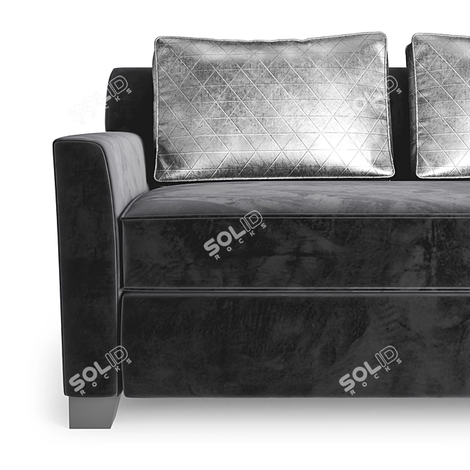 Modern Philippe Hurel Flann Sofa 3D model image 3