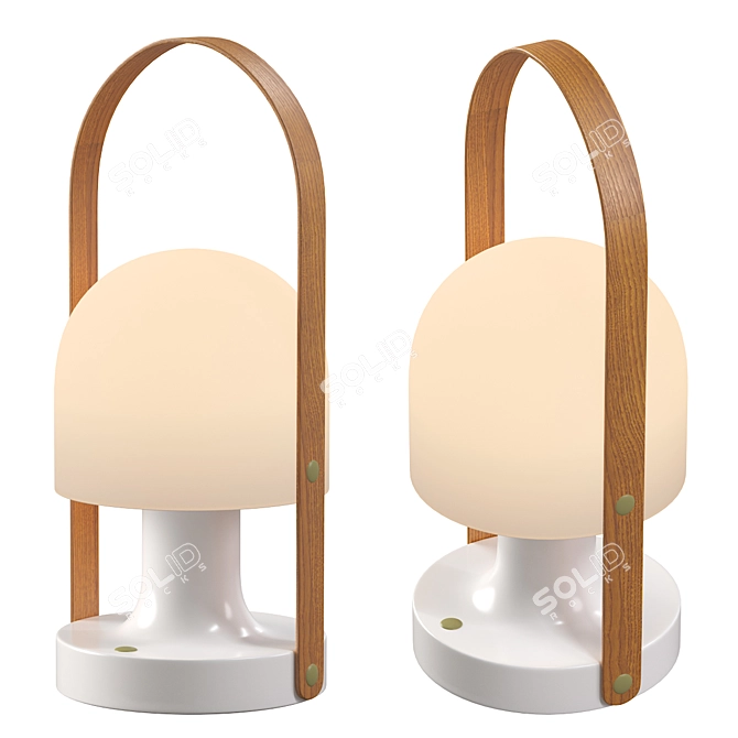 Portable LED Lamp: FollowMe Plus 3D model image 1