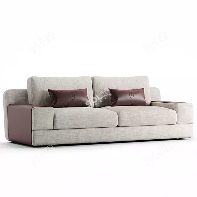  Stylish HEDO Sofa: Luxury Comfort for Your Home 3D model image 2