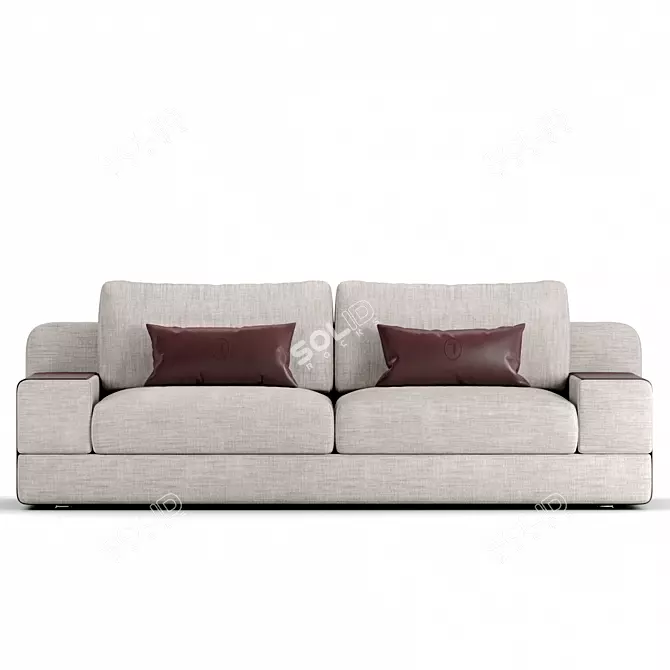  Stylish HEDO Sofa: Luxury Comfort for Your Home 3D model image 3