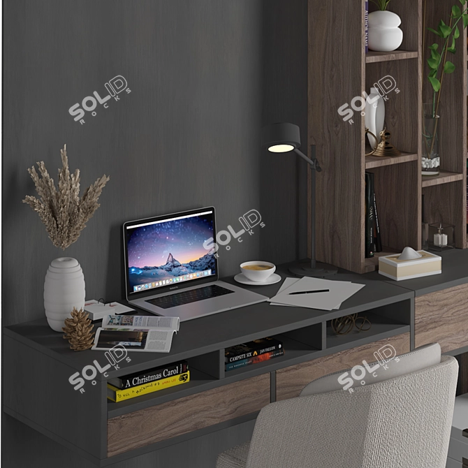 Efficient Workplace Solution: 2600*3020*50 mm 3D model image 4