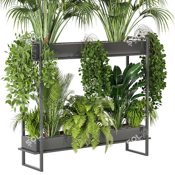 Ferm Living Bau Pot Large - Set 0080: Stylish Indoor Plants 3D model image 2