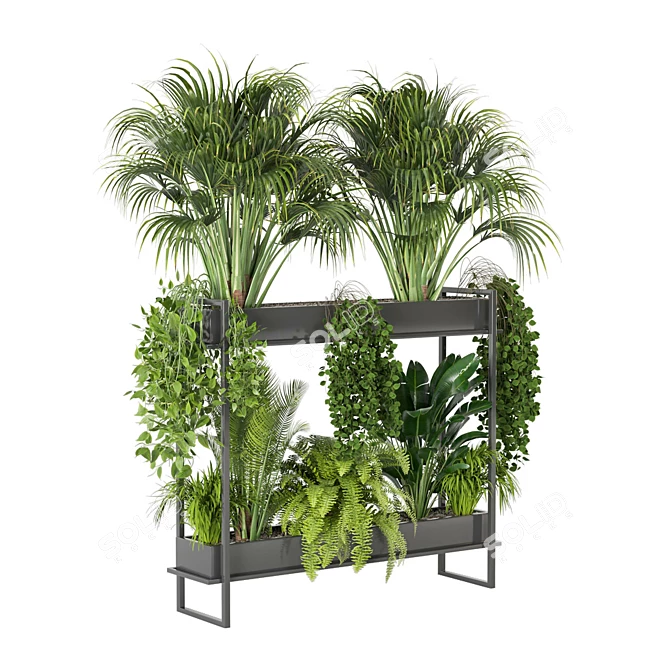 Ferm Living Bau Pot Large - Set 0080: Stylish Indoor Plants 3D model image 6