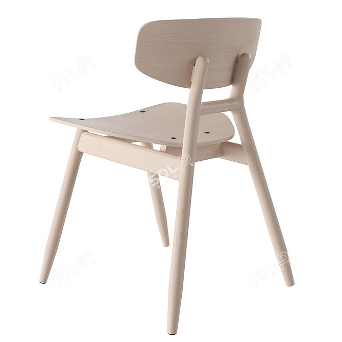 Sustainable Elegance: ECO 500M Chair 3D model image 2