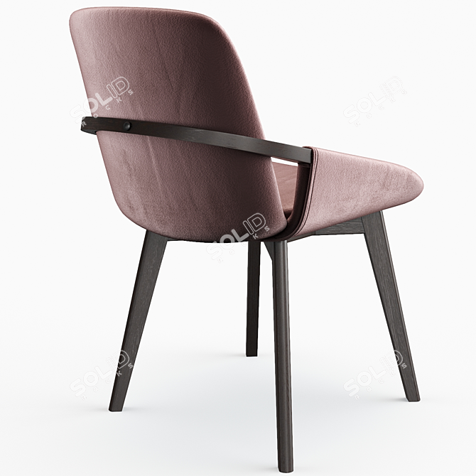 Modern Ondina Side Chair: George Oliver's Wayfair Wonder! 3D model image 2
