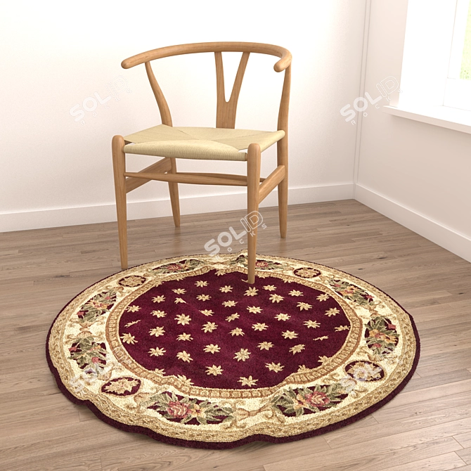 Versatile Set of 8 Rugs: No 321 3D model image 2